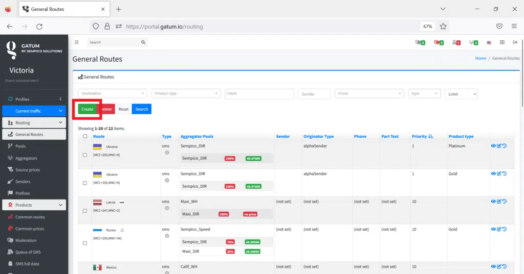 create-route-to-send-hlr