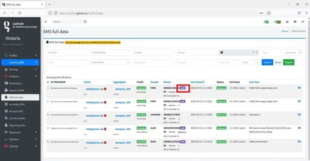 mnp-number-mapping-on-gatum-platform