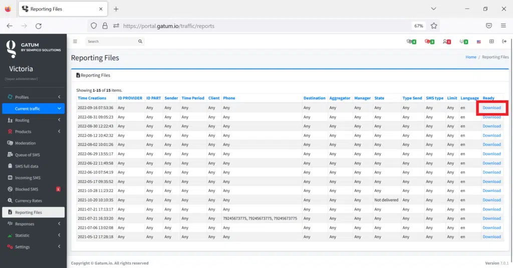 downloading-the-report-on-sent-sms