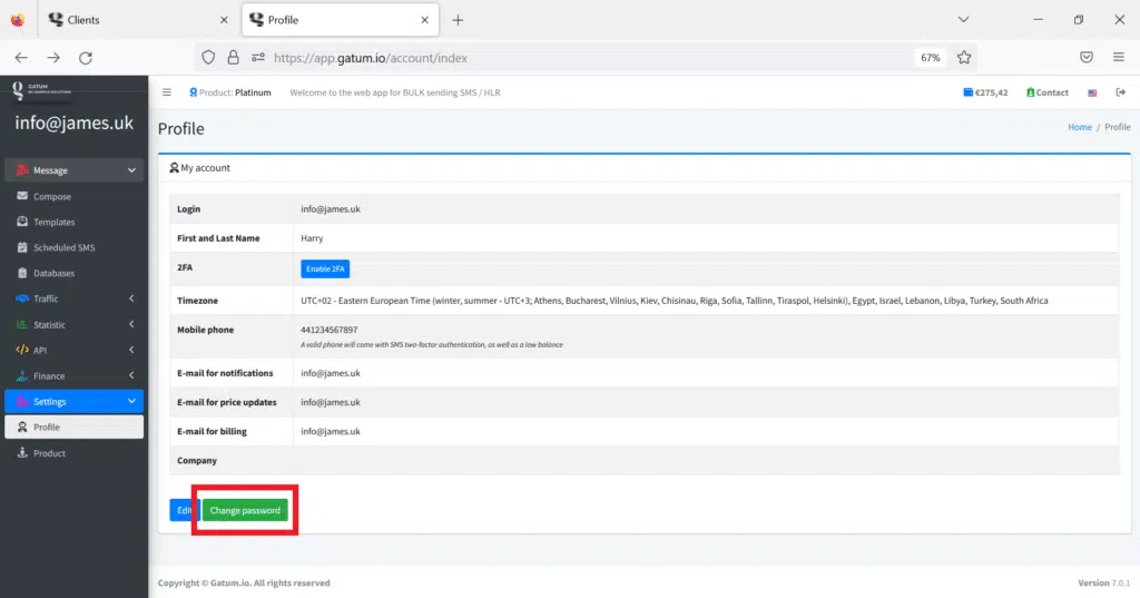 changing-the-password-of-the-clients-profile