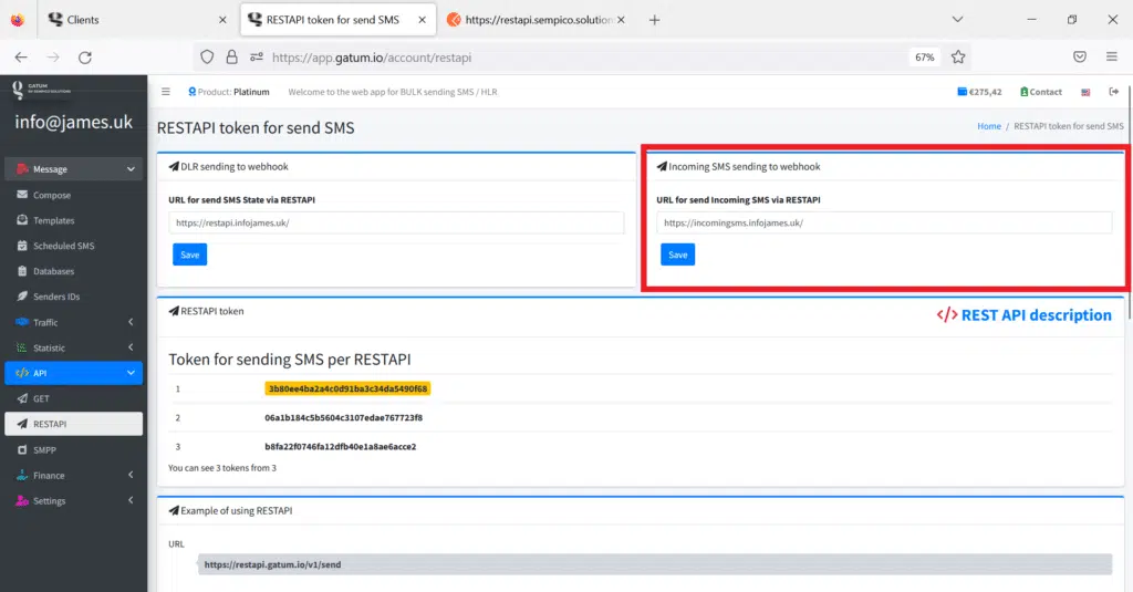 url-for-send-incoming-sms-via-rest-api