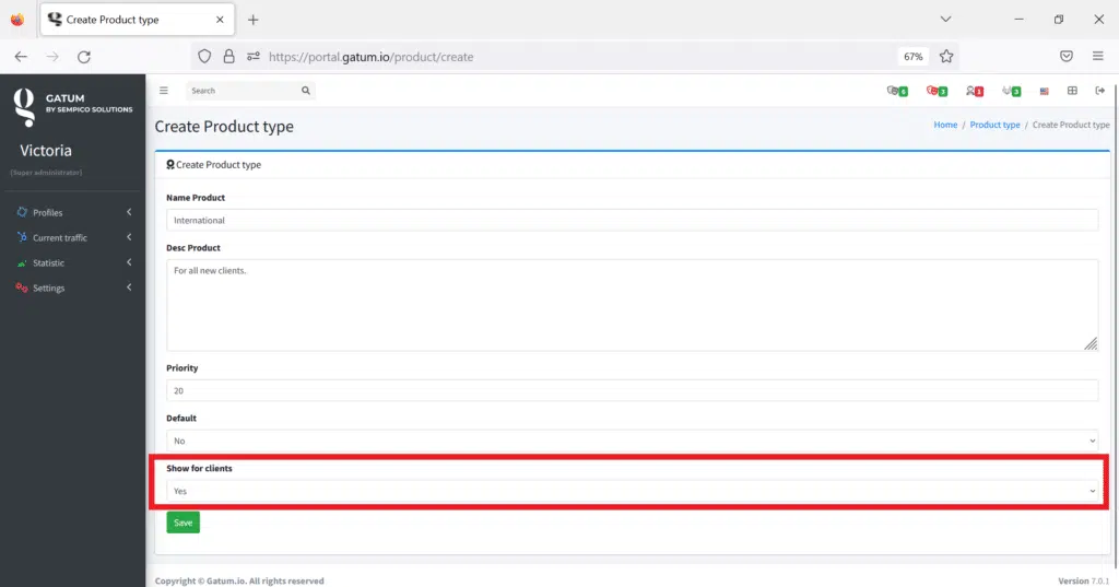 showing-the-product-on-the-client-panel